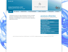 Tablet Screenshot of espumavarices.com